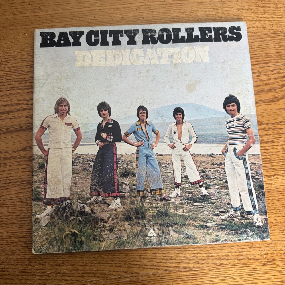 Bay City‎ Rollers Dedication Vinyl Record LP Arista Records 1976